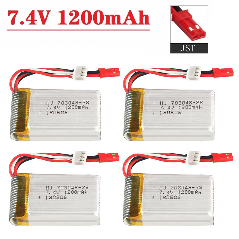 Eachine Drone E010 - Lipo Battery 2S 7.4V 1200mAh 703048