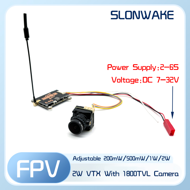 SLONWAKE 5.8G 56CH 2W transmit - Drone Transmitter 评论和价格