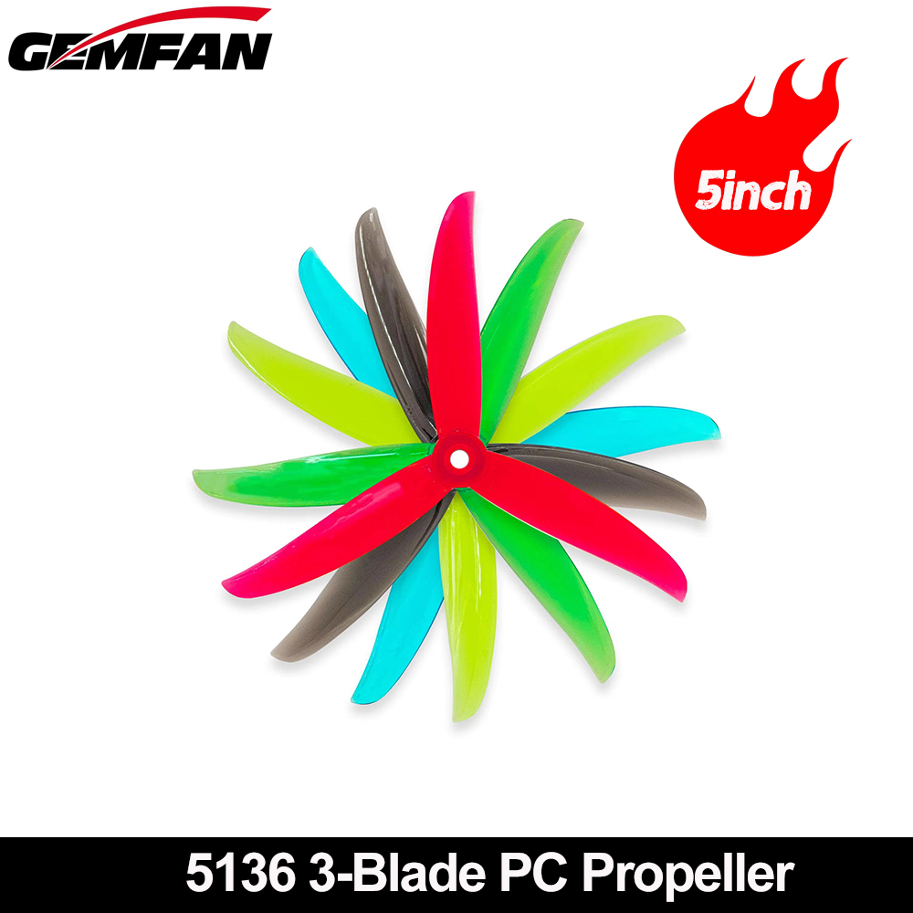 Gemfan VANOVER 5136 3 Blade PC - Drone Propeller 评论和价格