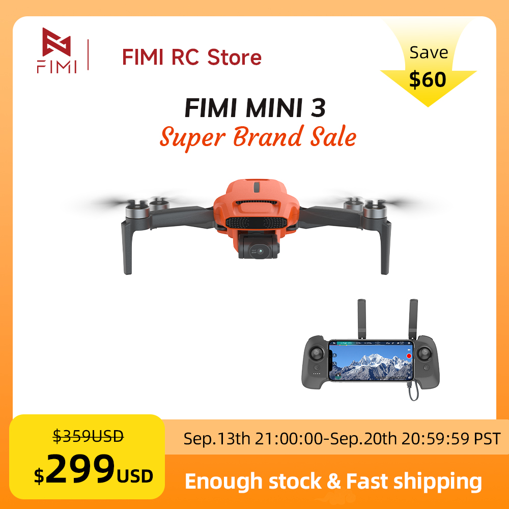 FIMI MINI 3 Camere Drone 4K 60 - Drone Gps Module 评论和价格